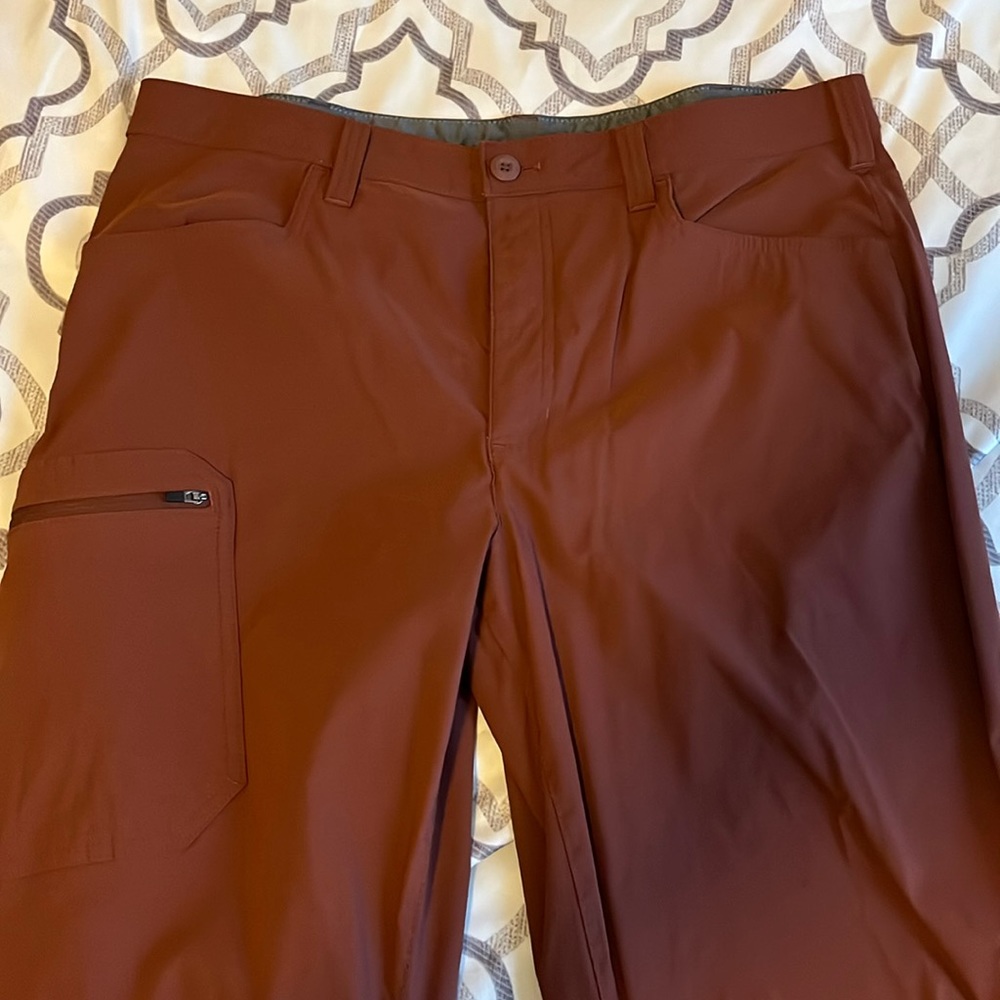 36x34 Eddie Bauer dark red sable hiking pants. NWOT, I have two pair.